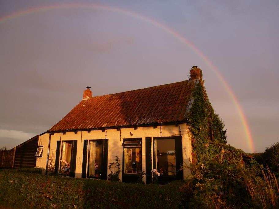 Dijkhuisje Zeeland Waterlandkerkje Kültér fotó